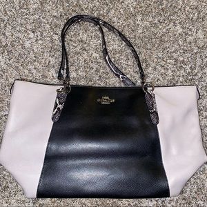 Snakeskin Coach Purse